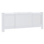 Voir la diapositive 2 : VIDAXL Cache-radiateur MDF Blanc 205 cm