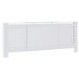 Voir la diapositive 2 : VIDAXL Cache-radiateur MDF Blanc 205 cm