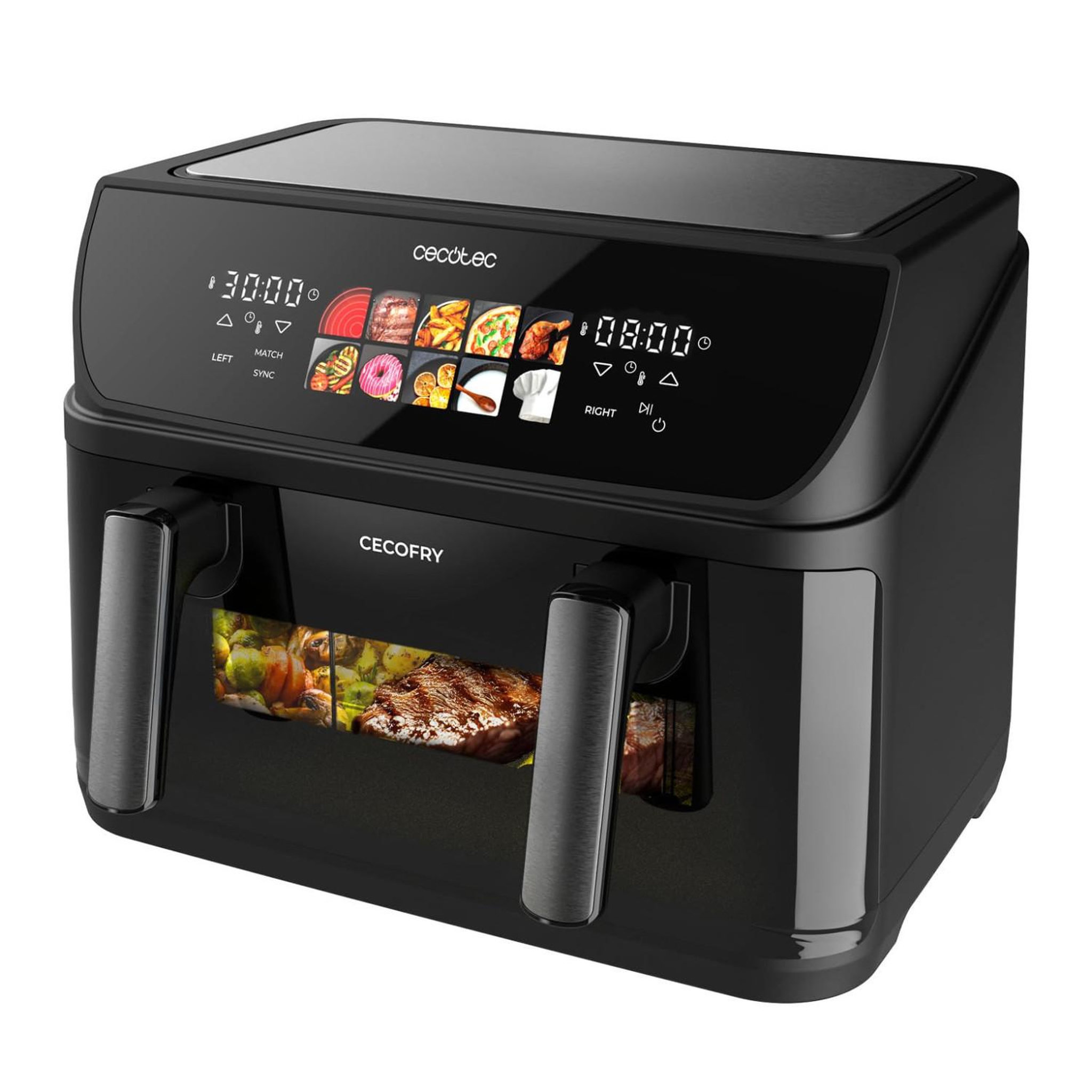CECOTEC Cecotec friteuse à air cecofry&grill duoheat 10000 10l 2800w
