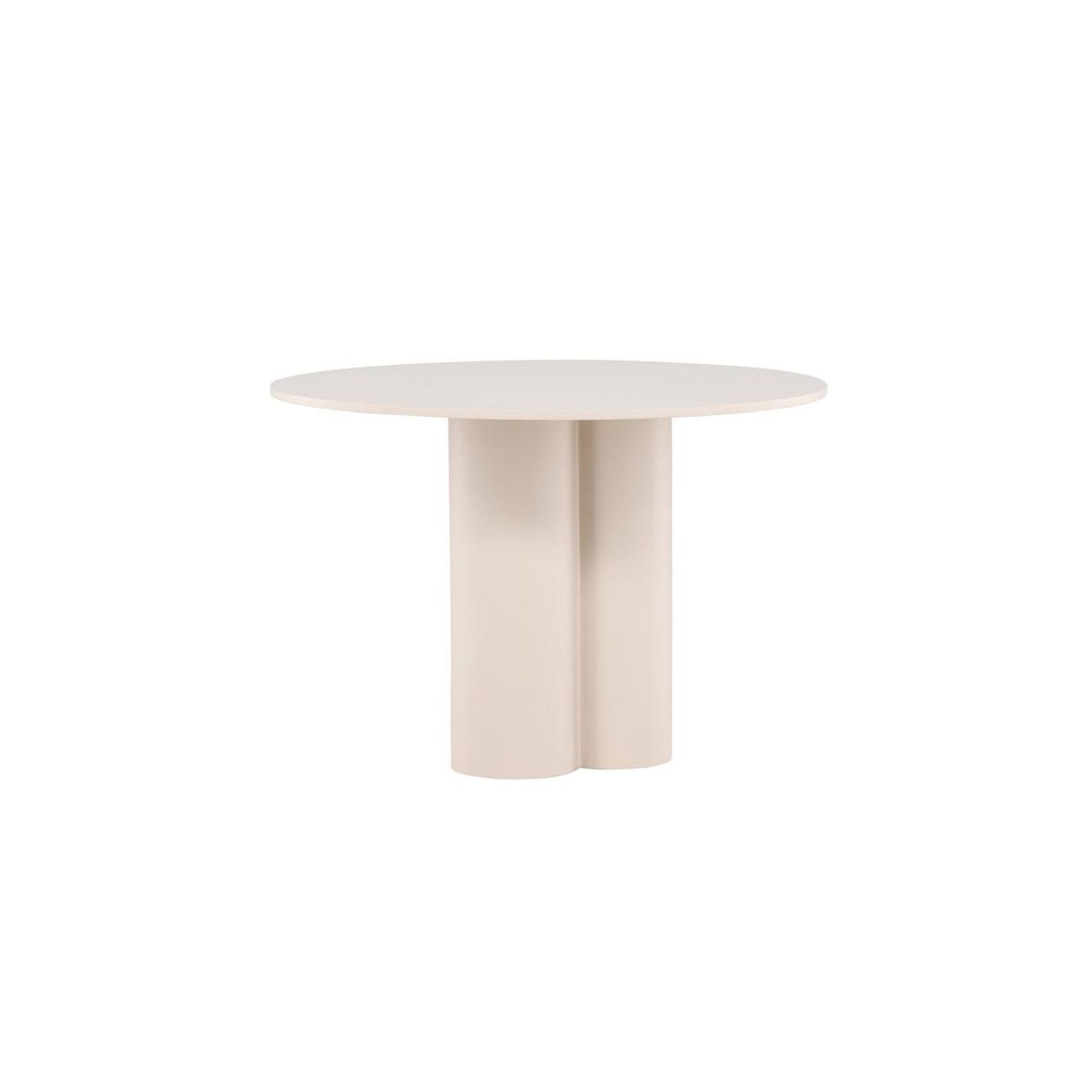 Voir la diapositive 4 : Paris Prix Table à manger ronde  olivia  110cm beige