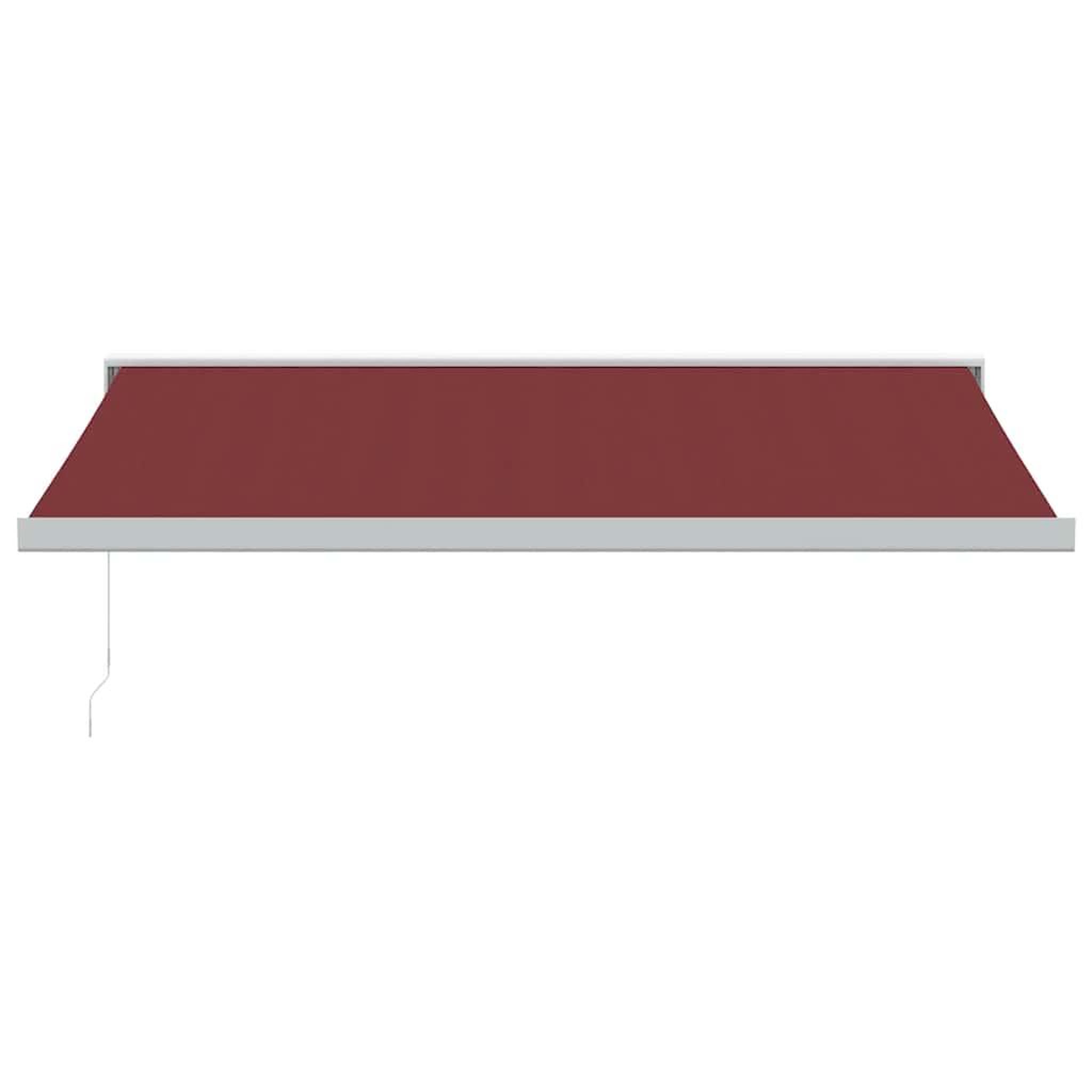 Voir la diapositive 3 : VIDAXL Auvent manuel retractable bordeaux 400x300 cm