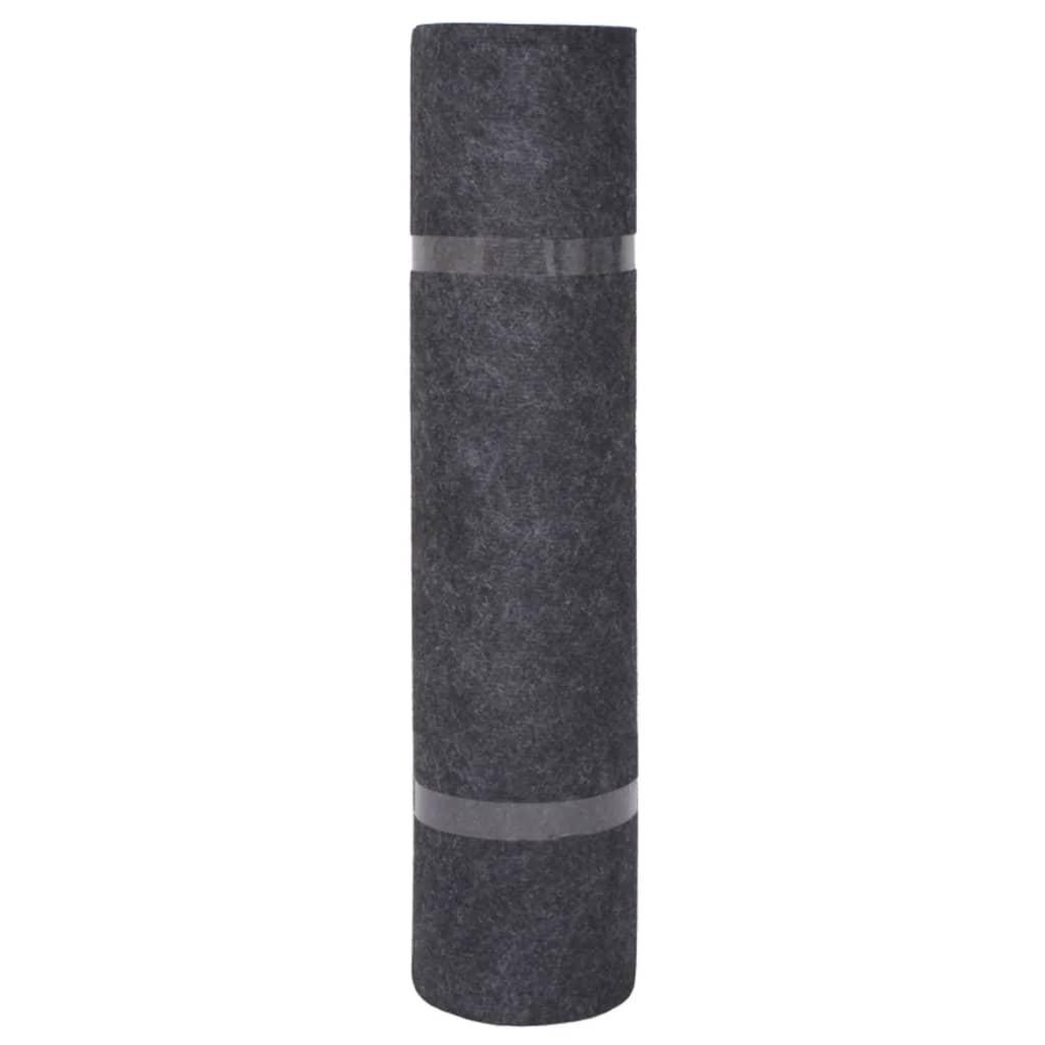 Voir la diapositive 2 : VIDAXL Tapis strie pour exposition 1,2x15 m Anthracite