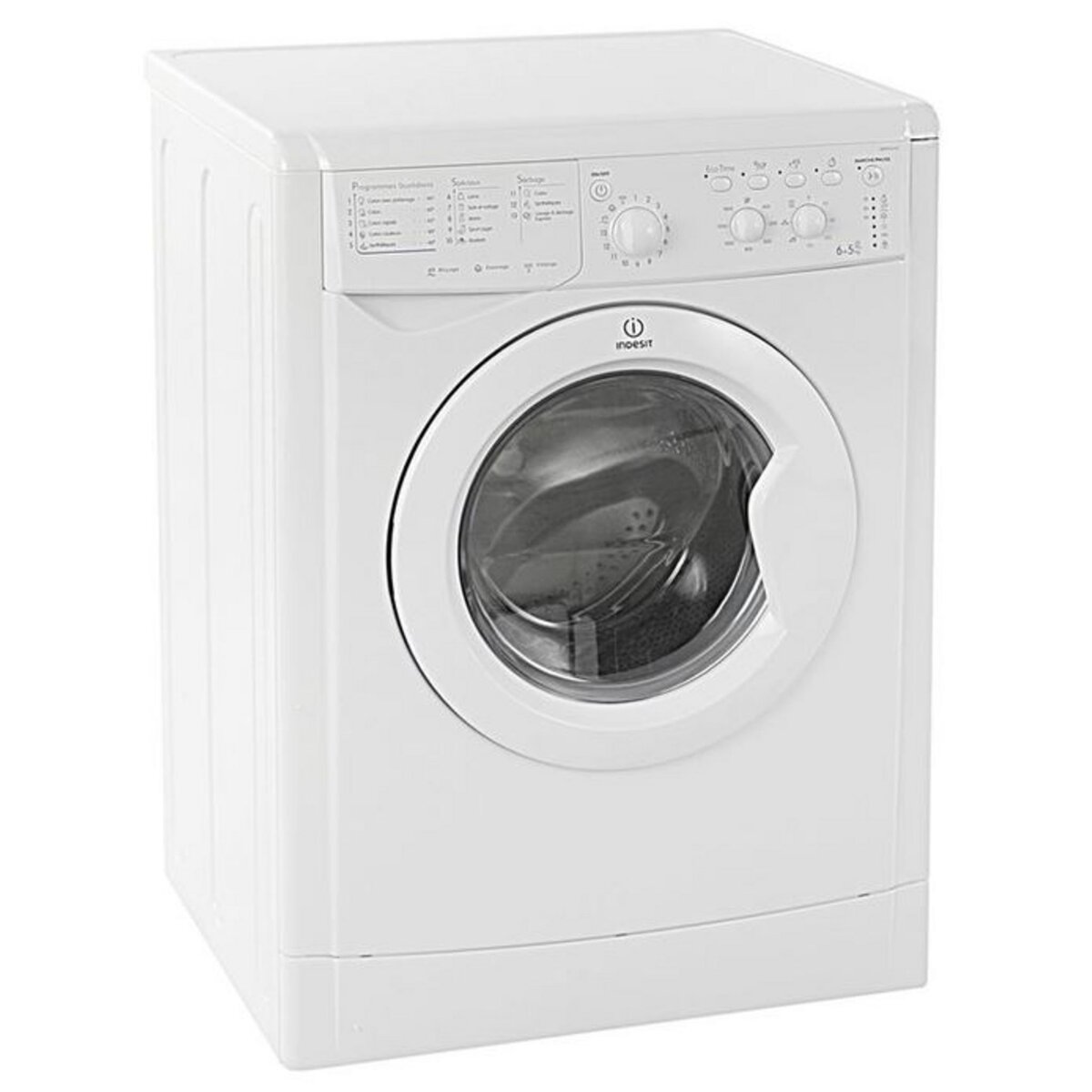 INDESIT Lave linge séchant hublot IWDC 6145 6 Kg, 1400 T/min séchage condensation 5 Kg