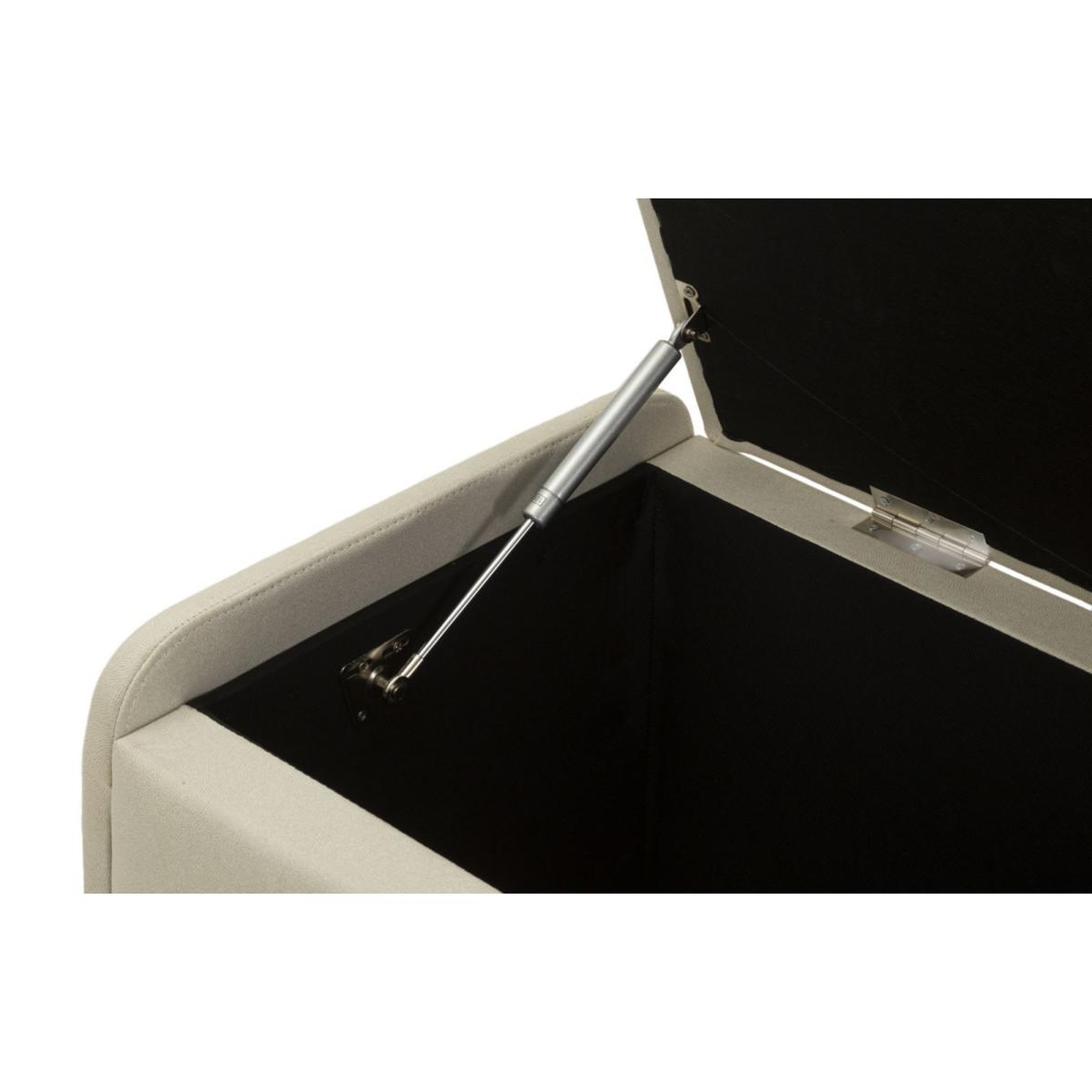 Voir la diapositive 4 : Paris Prix Banc coffre design  beauty  130cm crème