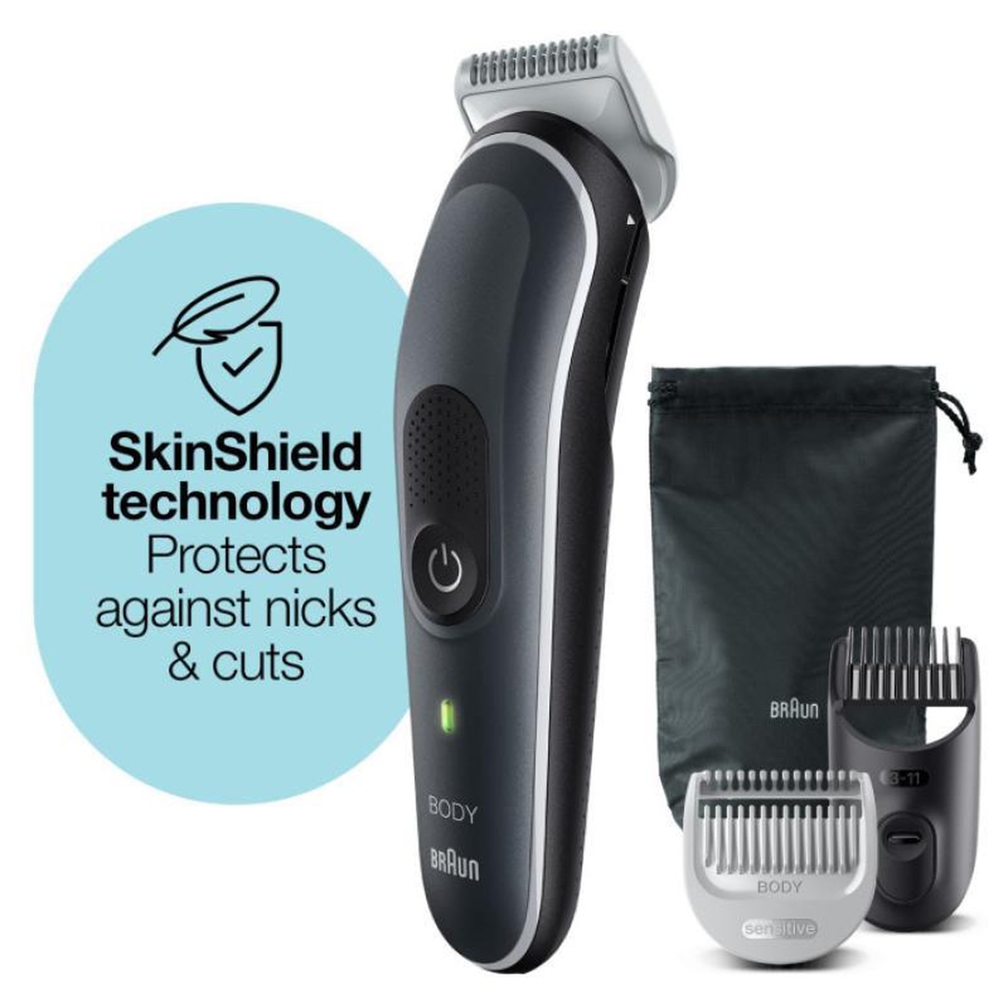 Voir la diapositive 2 : BRAUN Braun Shaver BG5350 BodyGroomer Series 5 (417248)