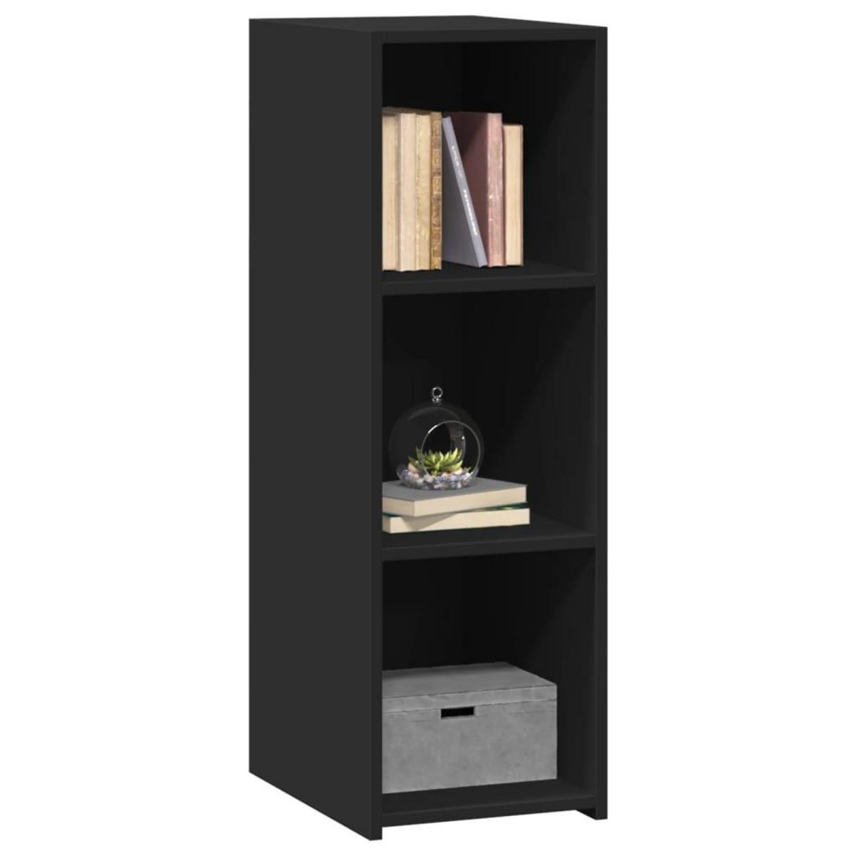 VIDAXL Buffet noir 30x41x93 cm bois d'ingenierie