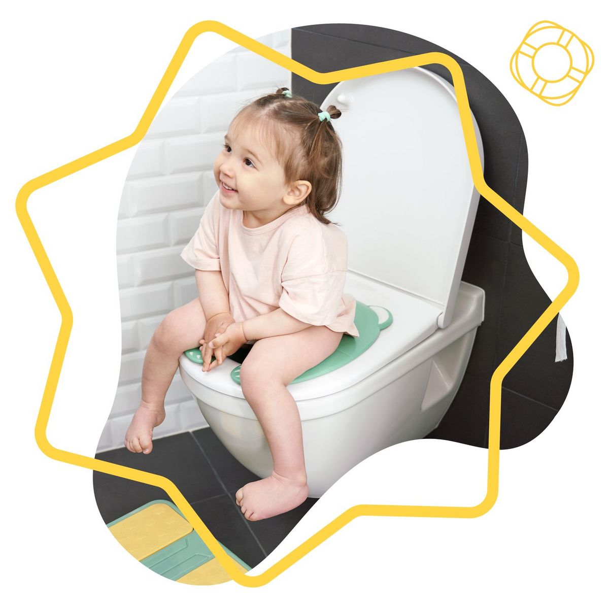 BADABULLE Réducteur de toilette pliable