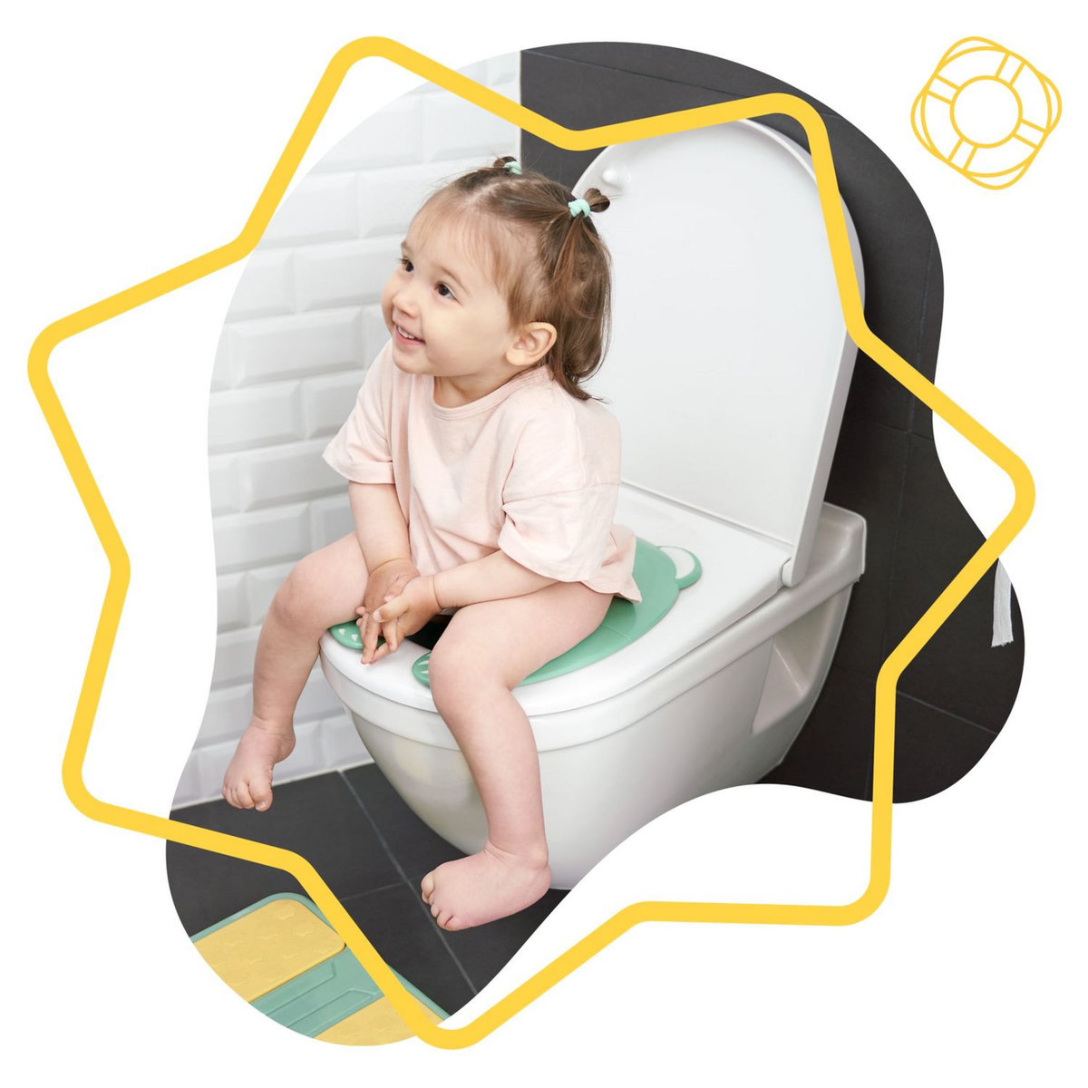 BADABULLE Réducteur de toilette pliable