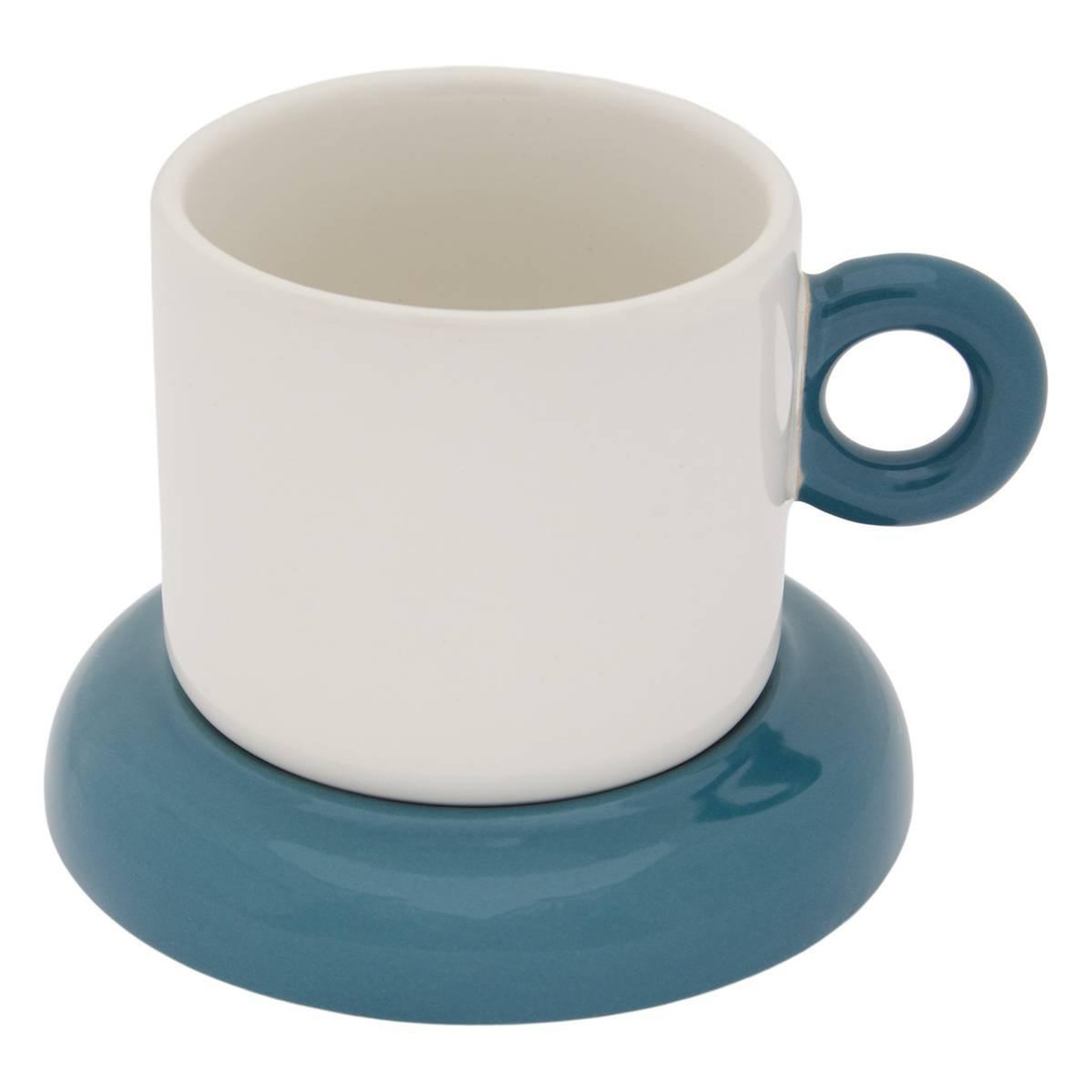 Voir la diapositive 5 : SECRET DE GOURMET Coffret 4 tasses à espresso  homy  11cl multicolore