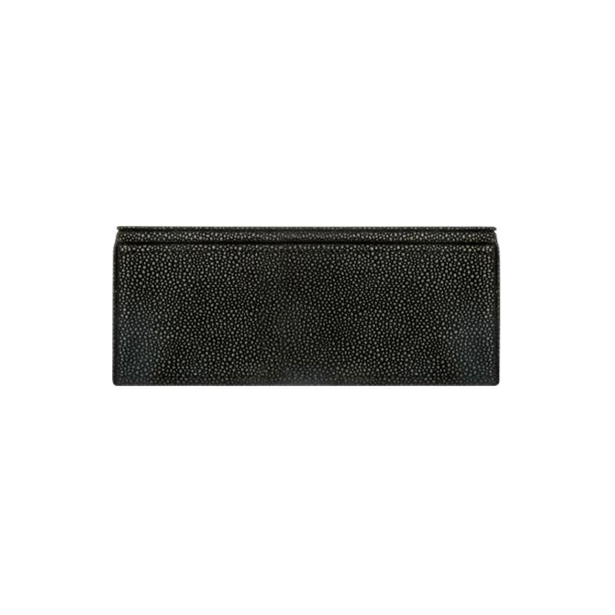 Voir la diapositive 3 : ATMOSPHERA Boîte à bijoux  grainé  26cm noir