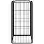 Voir la diapositive 2 : VIDAXL Parc pour chien 4 panneaux Noir 50x100cm Acier enduit de poudre