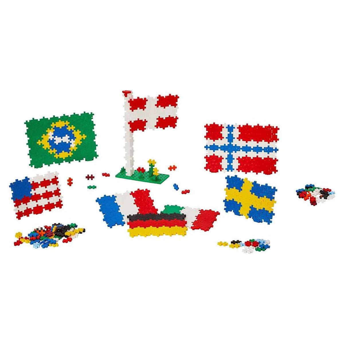 PlusPlus ++ - Kit decouverte Drapeaux du monde - 700 pcs