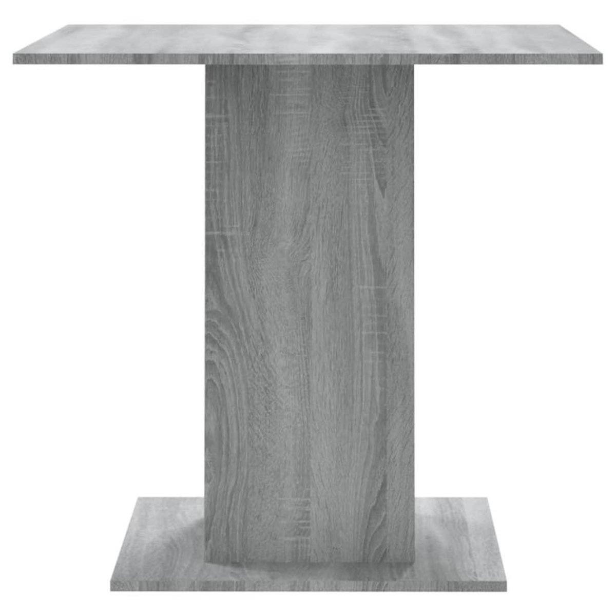 VIDAXL Table a dîner Sonoma gris 80x80x75 cm Bois d'ingenierie