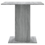 Voir la diapositive 5 : VIDAXL Table a dîner Sonoma gris 80x80x75 cm Bois d'ingenierie