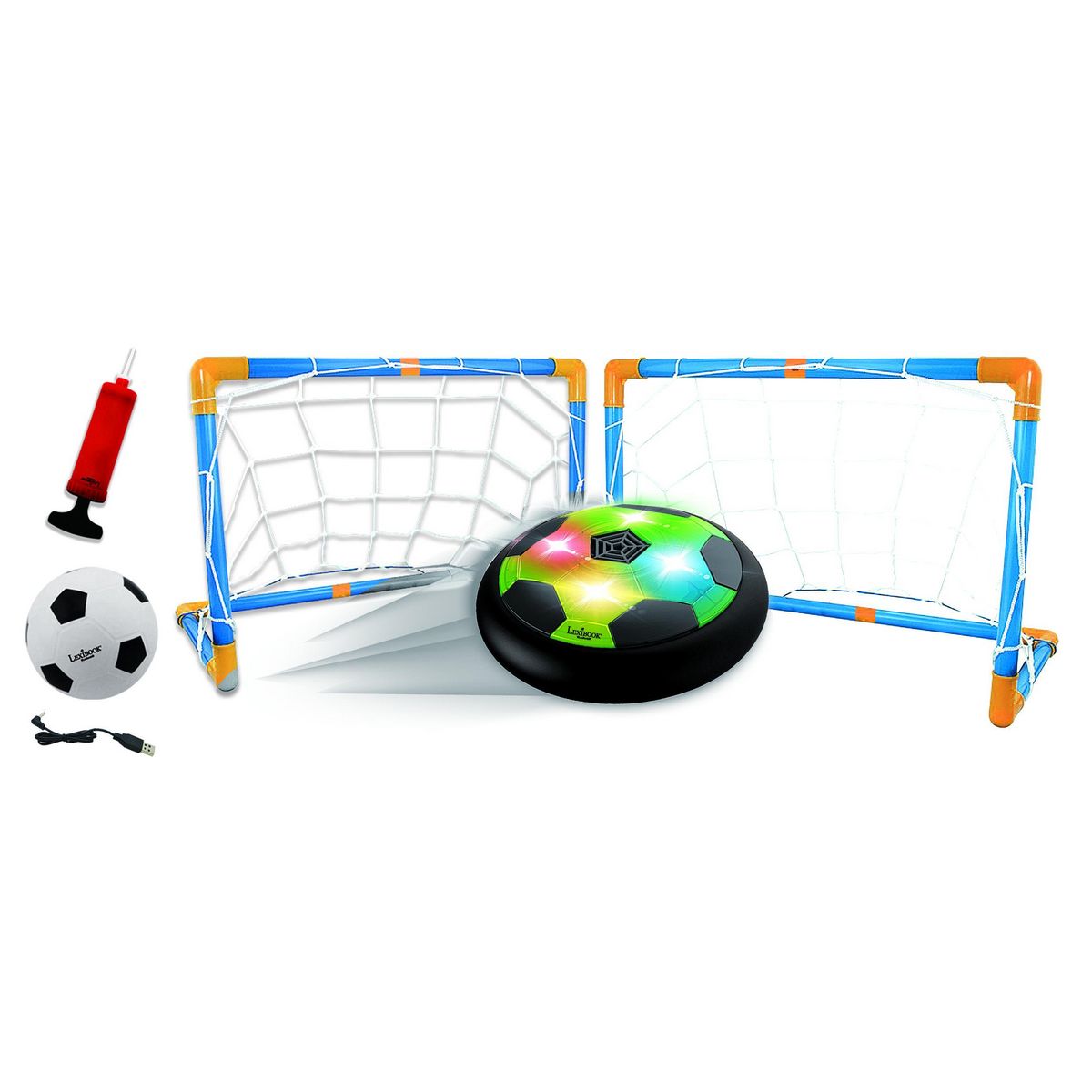 Lexibook AeroFoot - Disque de foot aéroglisseur rechargeable