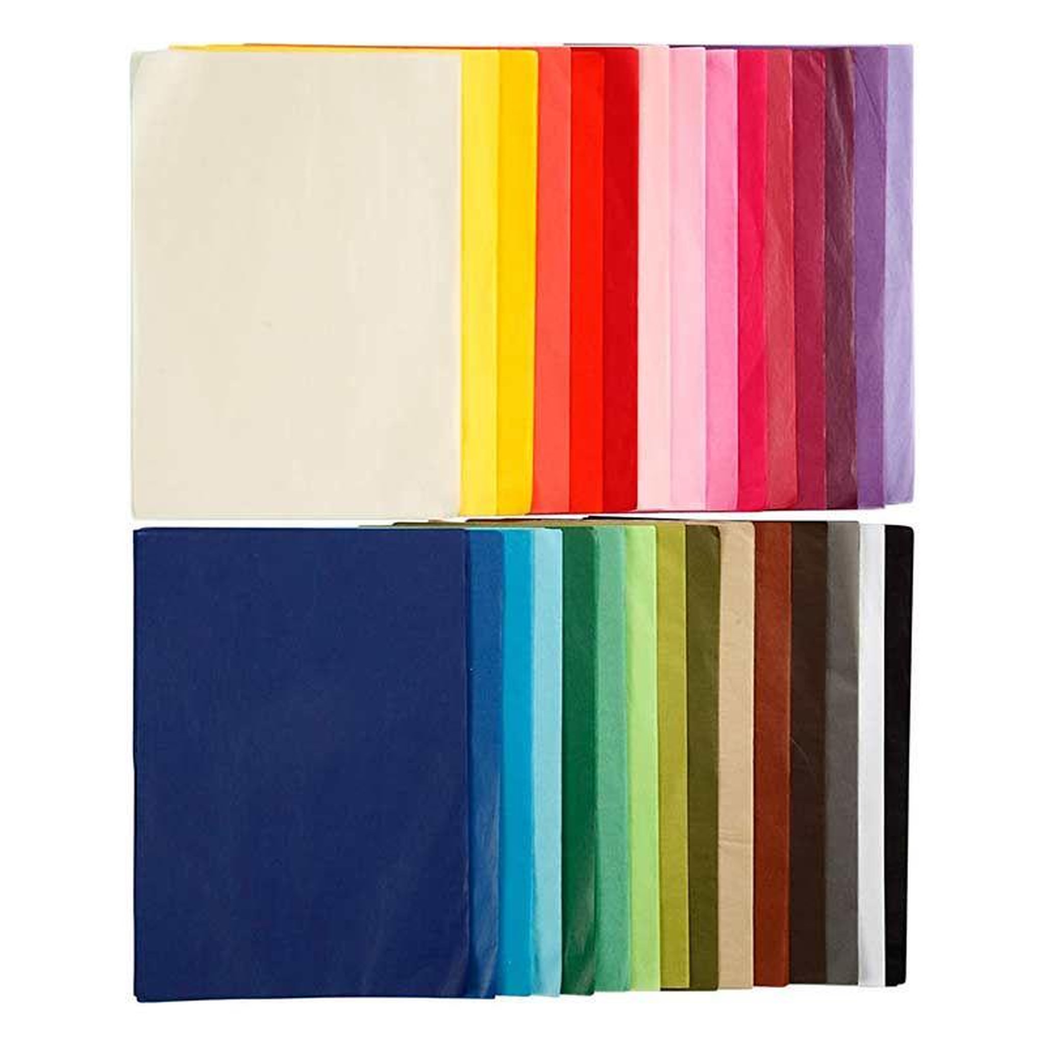 Voir la diapositive 2 : CREATIV COMPANY Papier de Soie multicolore A4 - 300 feuilles
