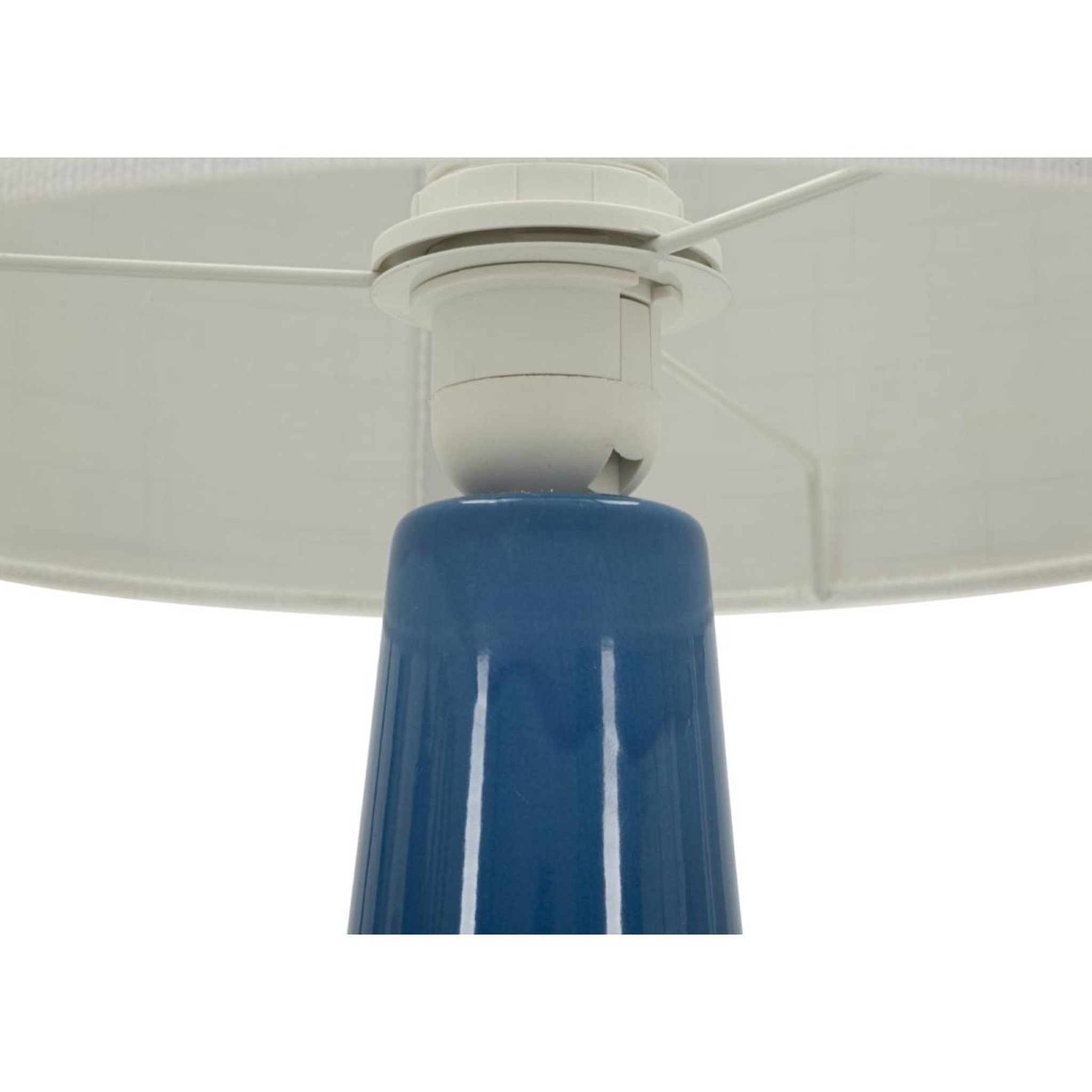Voir la diapositive 3 : Paris Prix Lampe à poser en céramique  gress  51cm bleu