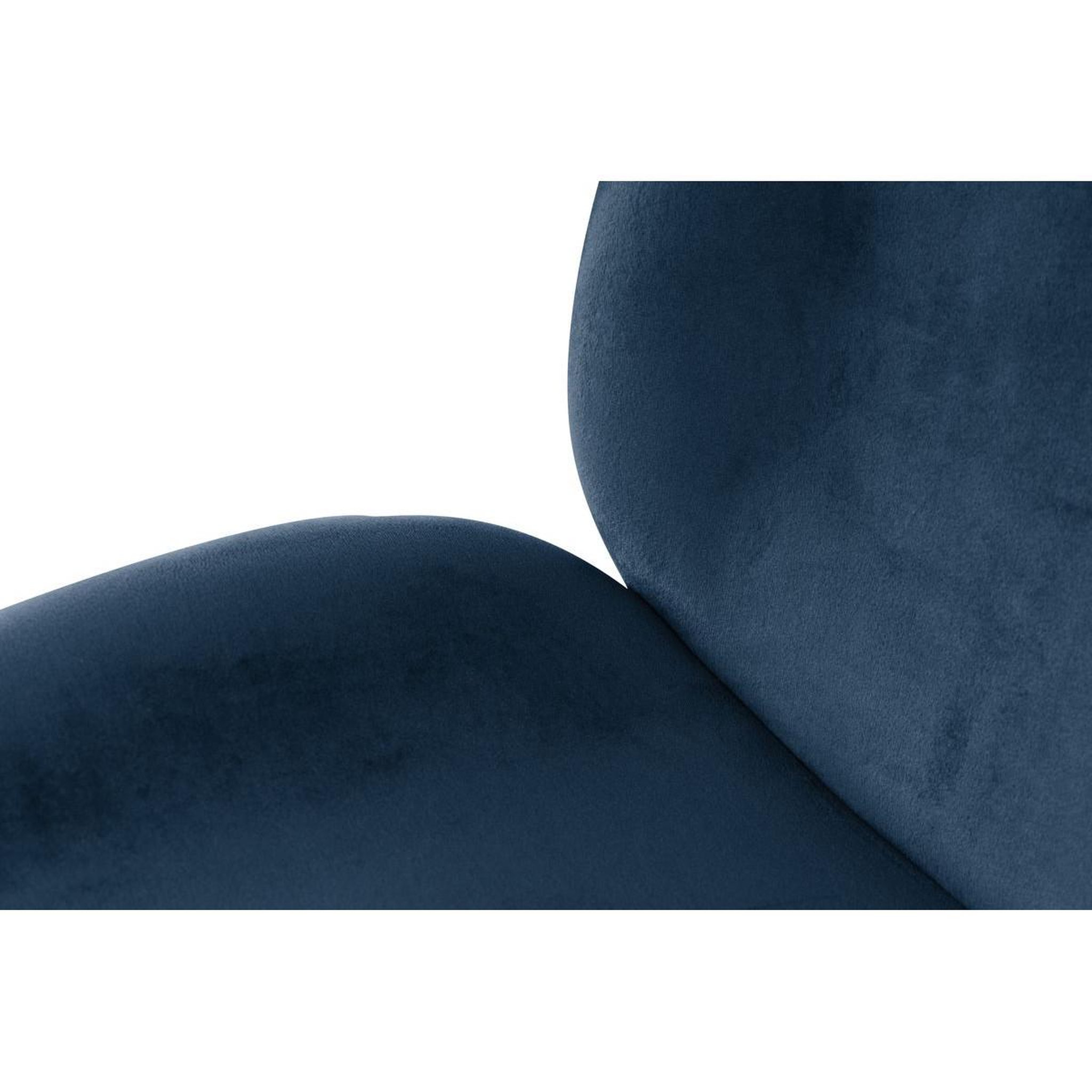 Voir la diapositive 4 : Paris Prix Lot de 2 chaises design  charlize  90cm bleu & or