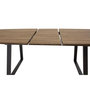 Voir la diapositive 2 : Paris Prix Table à Manger Extensible  Inca  160-200cm Marron