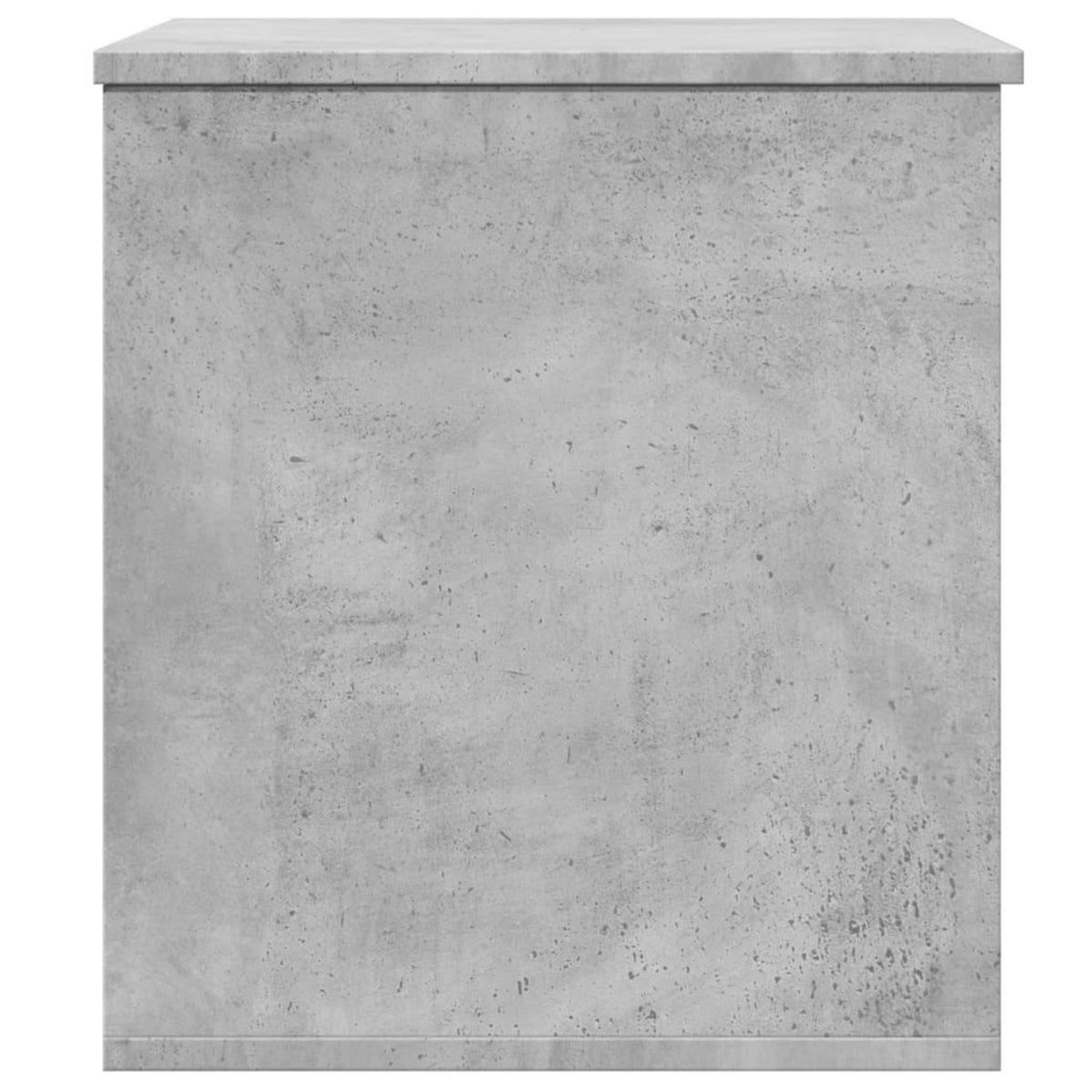 VIDAXL Boîte de rangement gris beton 60x42x46 cm bois d'ingenierie