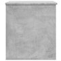 Voir la diapositive 5 : VIDAXL Boîte de rangement gris beton 60x42x46 cm bois d'ingenierie