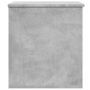 Voir la diapositive 5 : VIDAXL Boîte de rangement gris beton 60x42x46 cm bois d'ingenierie