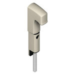 LA CROISEE DS Verrou en applique DANAOS tige inox L 167mm blanc RAL9010 LA CROISEE DS DS6370 036