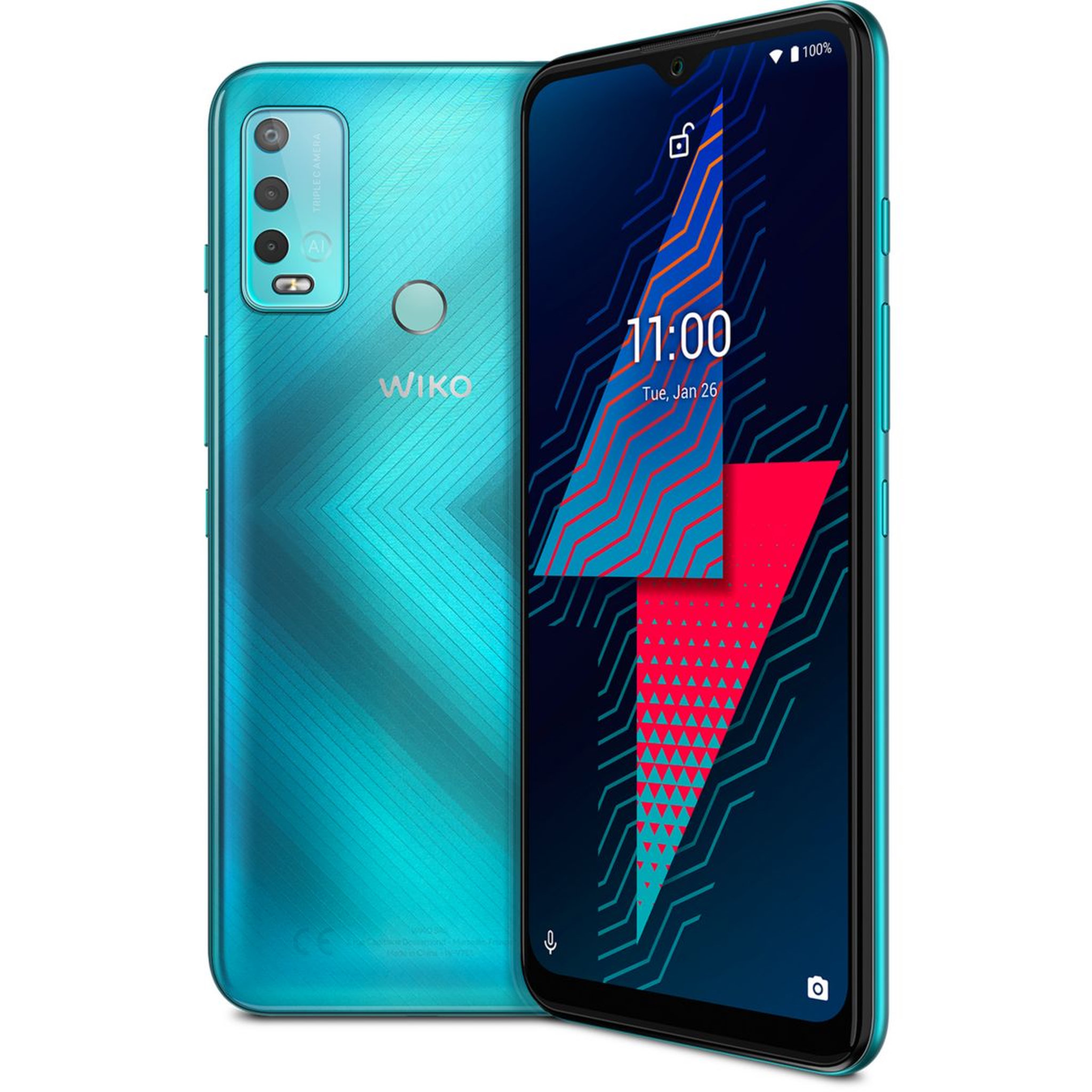 Voir la diapositive 3 : WIKO Smartphone Power U30 Menthe 64Go