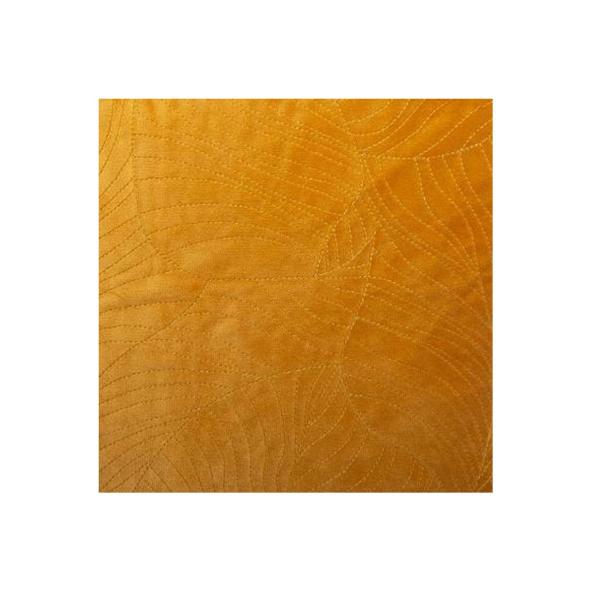 ATMOSPHERA Coussin Déco en Velours  Sti  40x40cm Ocre