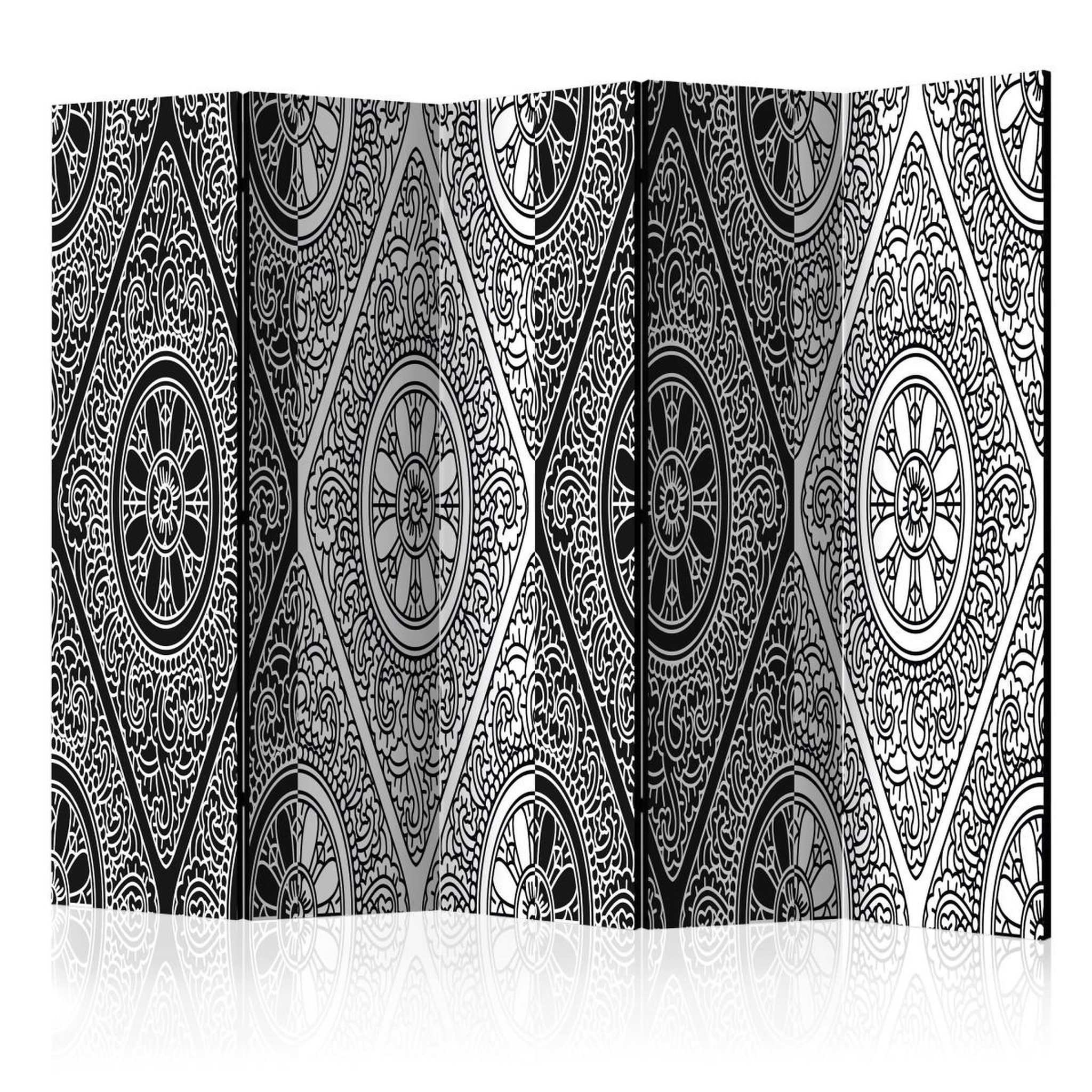 Paris Prix Paravent 5 volets  ethnic monochrome  172x225cm
