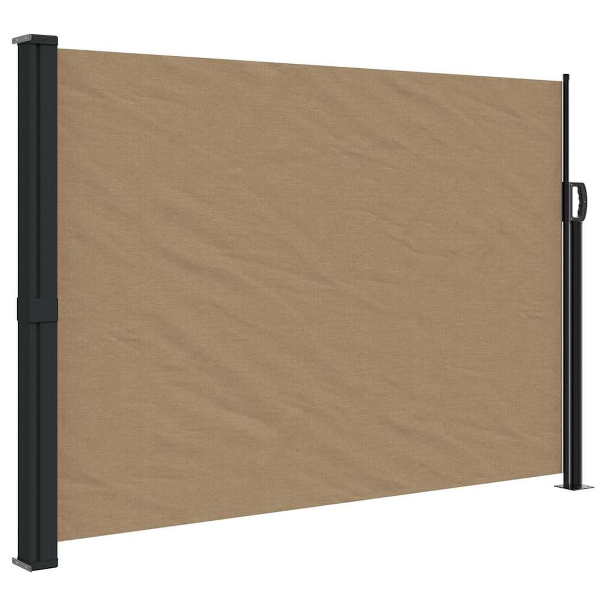 Voir la diapositive 2 : VIDAXL Auvent lateral retractable taupe 140x500 cm