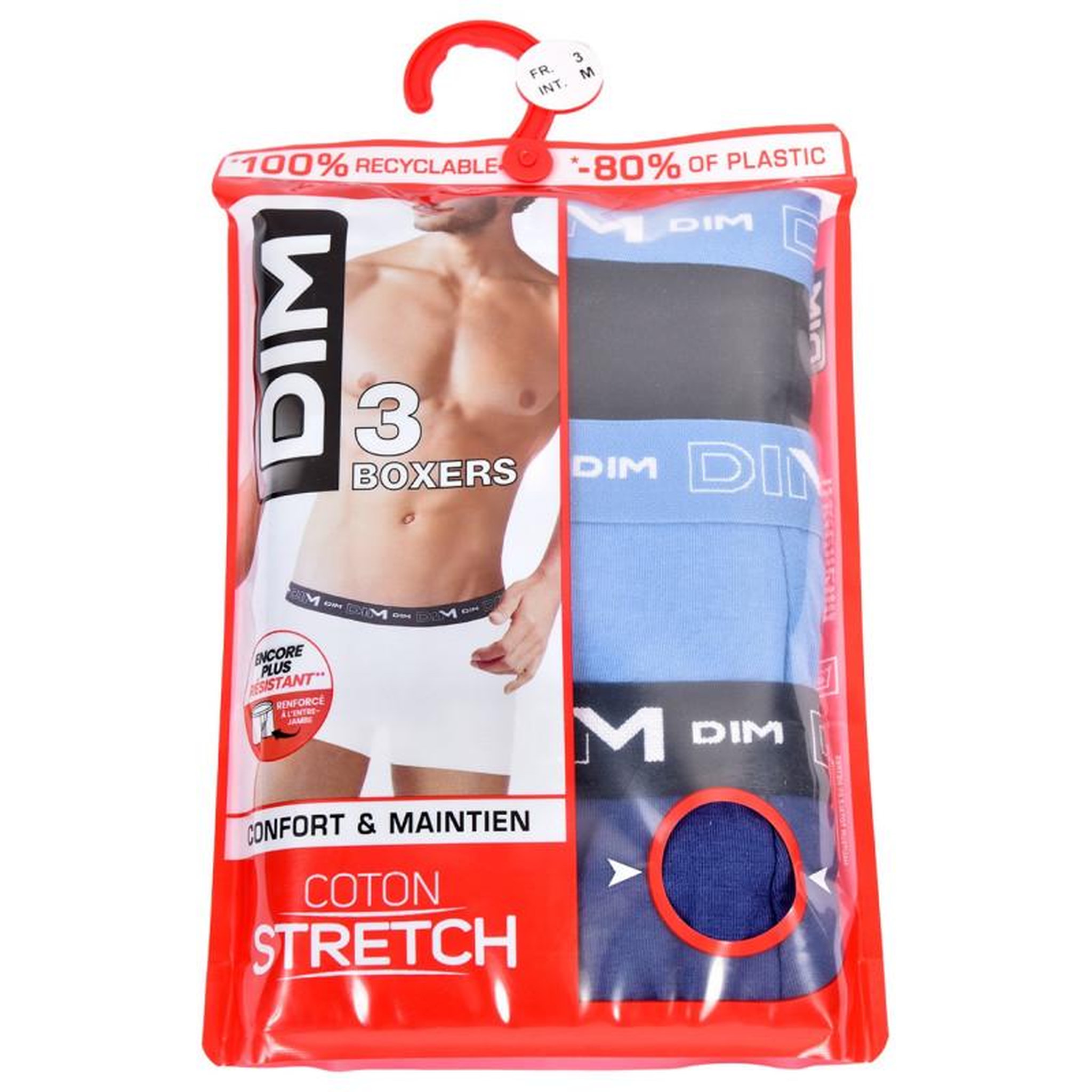 Voir la diapositive 4 : DIM Boxer DIM Lot de 3