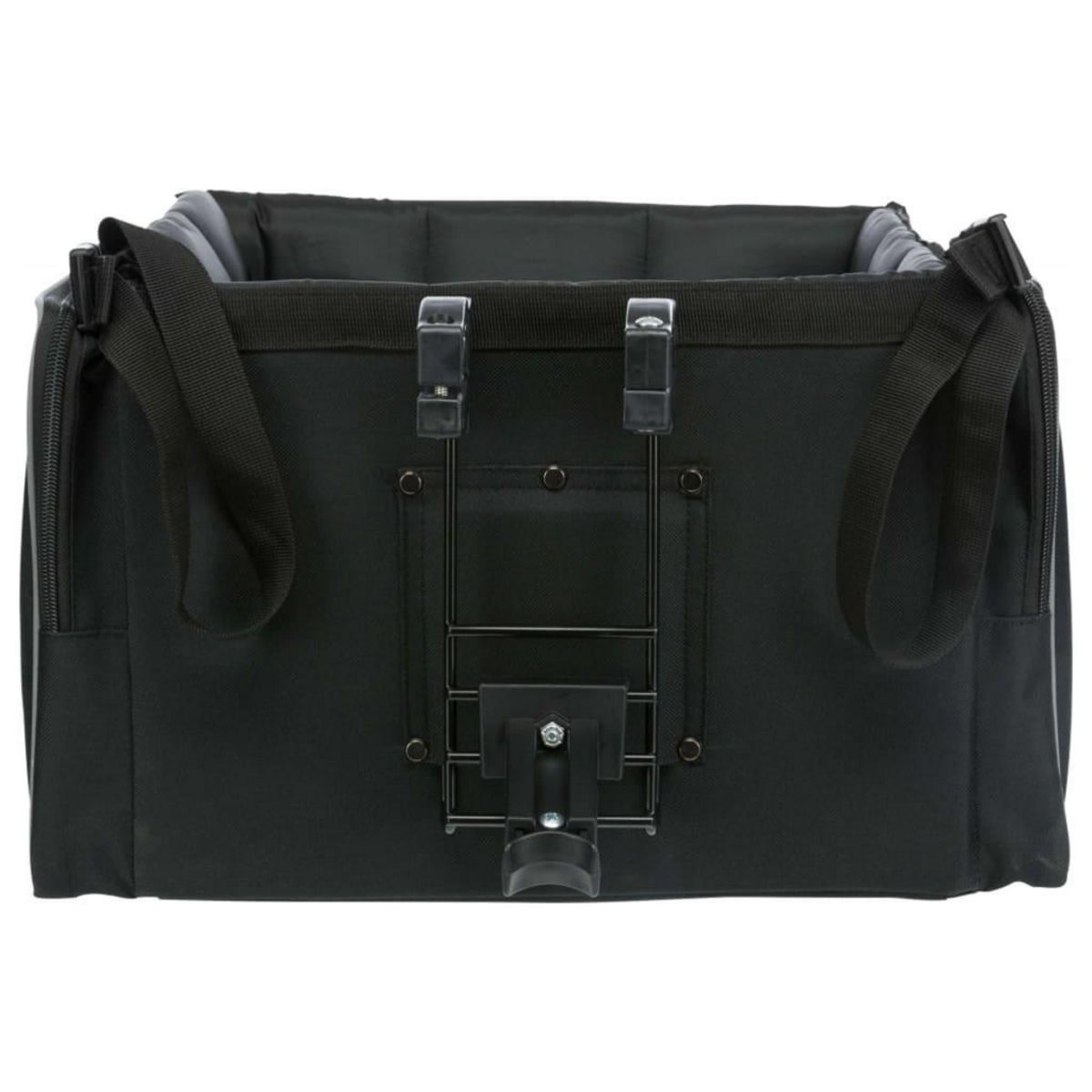 Trixie TRIXIE Panier avant de velo pour animaux 41x26x26 cm Noir et gris