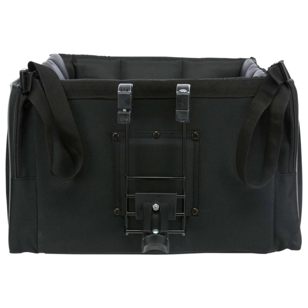 Trixie TRIXIE Panier avant de velo pour animaux 41x26x26 cm Noir et gris