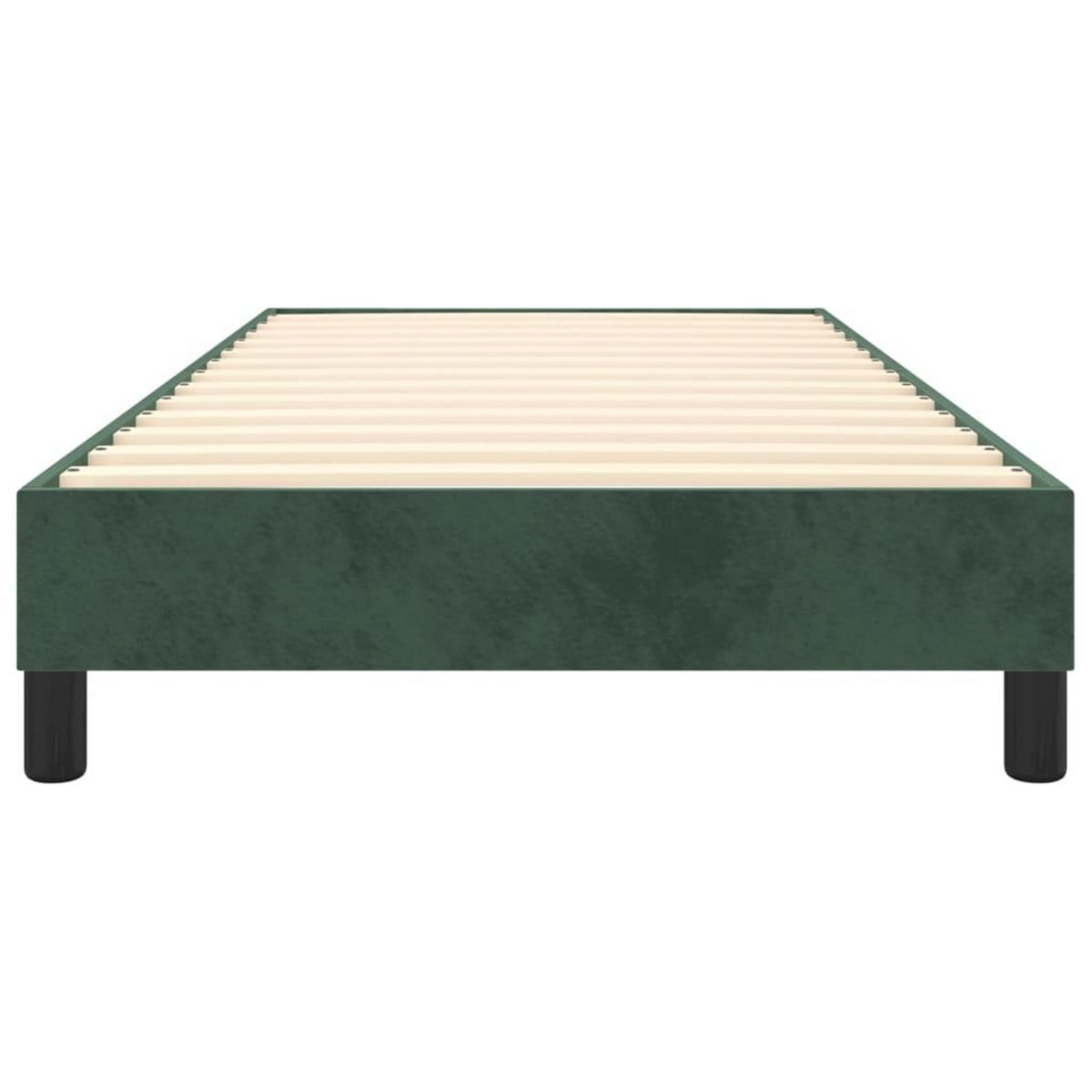 VIDAXL Cadre de lit sans matelas vert fonce 80x200 cm velours
