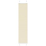 VIDAXL Store plisse creme 40x200 cm largeur du tissu 39,4 cm polyester