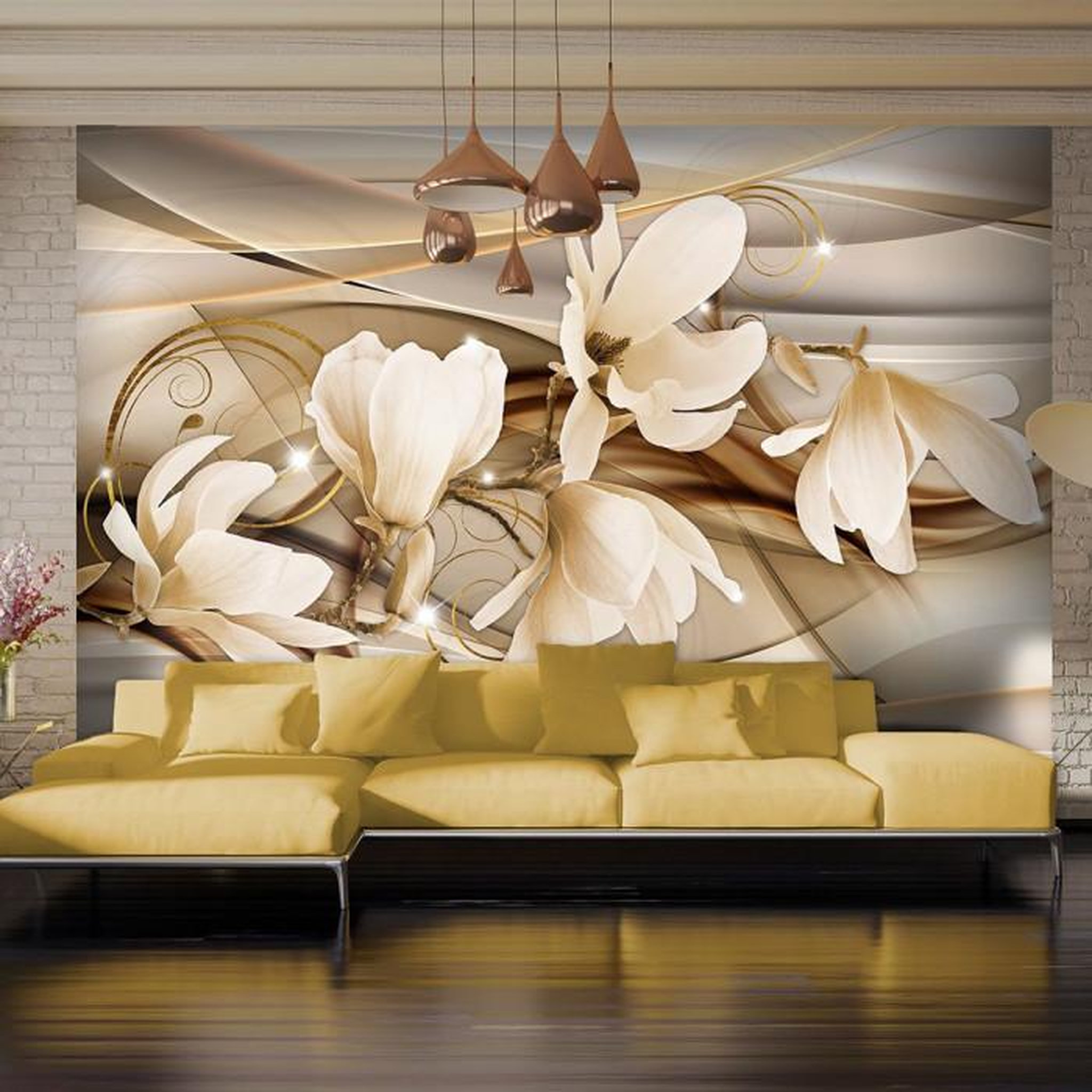 Paris Prix Papier Peint  Dance of Flowers. Coloris disponibles : Multicolore