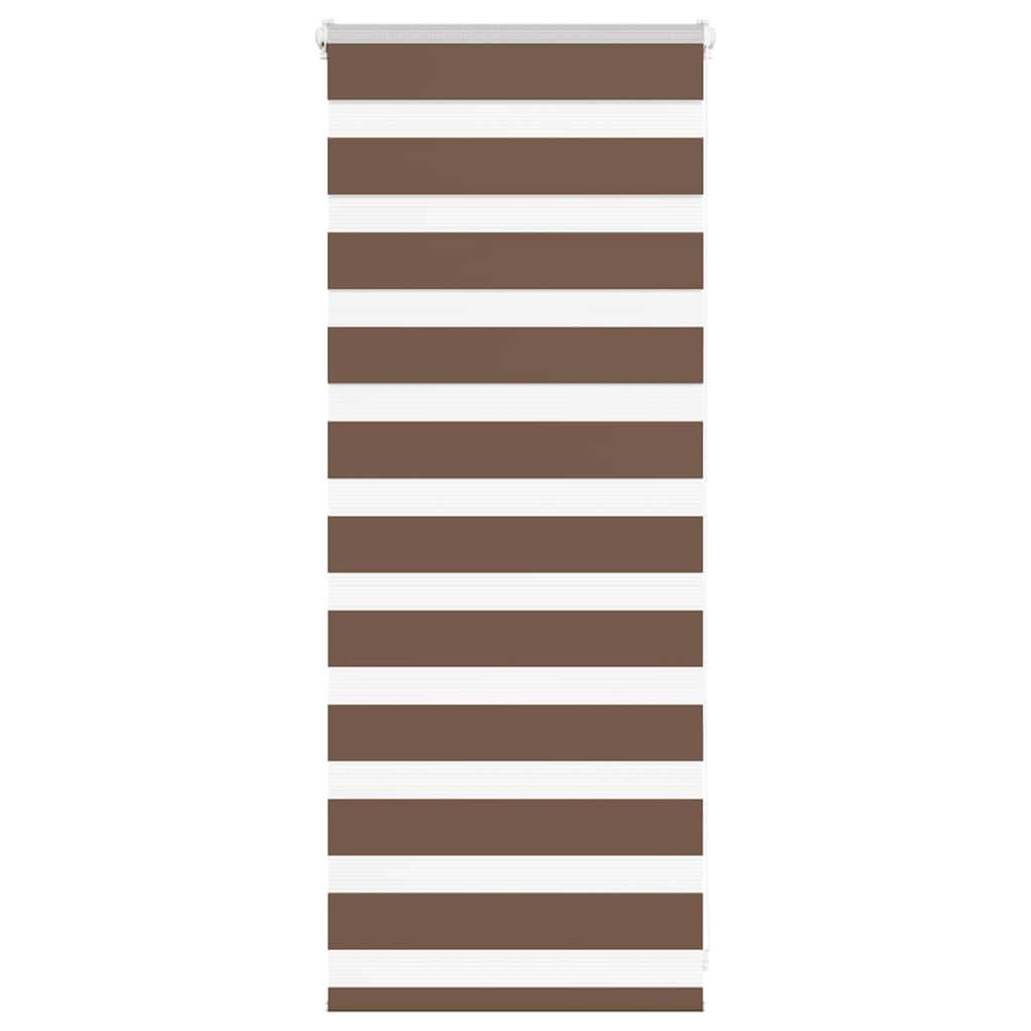 VIDAXL Store zebre marron 65x100 cm largeur du tissu 60,9 cm polyester