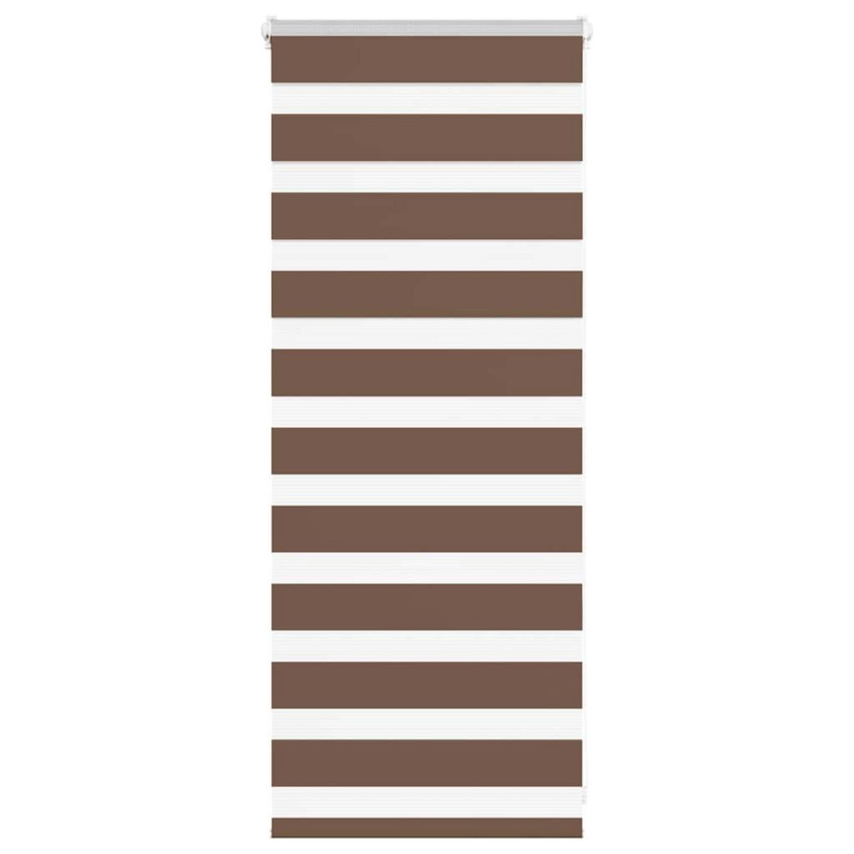 VIDAXL Store zebre marron 65x100 cm largeur du tissu 60,9 cm polyester