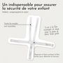 Voir la diapositive 4 : Monsieur Bébé Lot de 2 harnais de sécurité 5 points blanc pour chaise haute enfant Délice