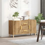 Voir la diapositive 3 : VIDAXL Buffet chene artisanal 100x36x60 cm bois d'ingenierie