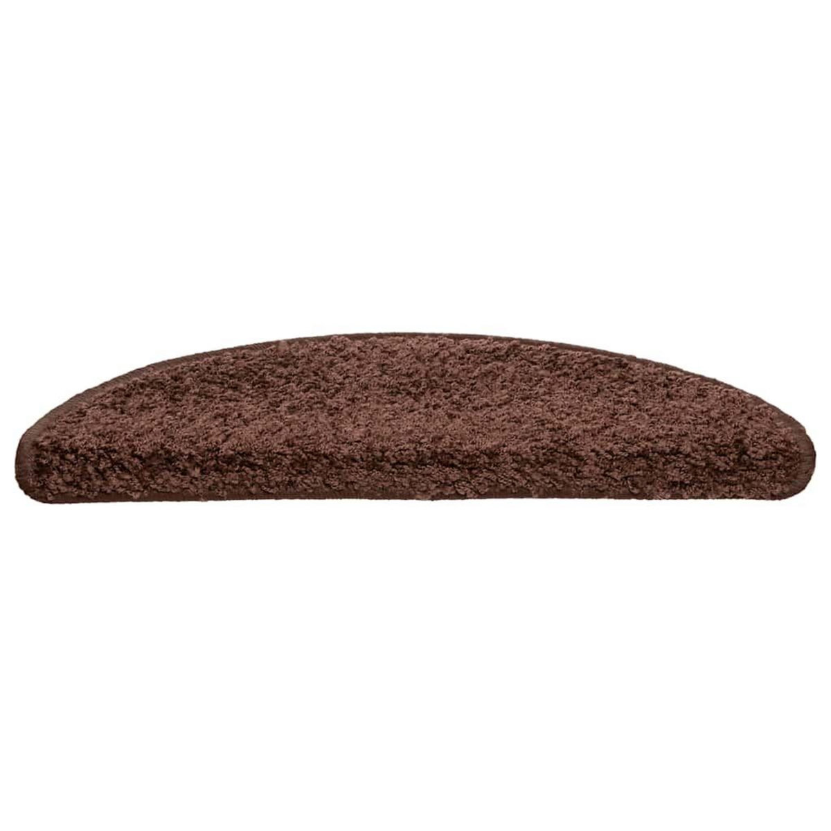 VIDAXL Tapis d'escalier 20 pcs marron 56x17x3 cm