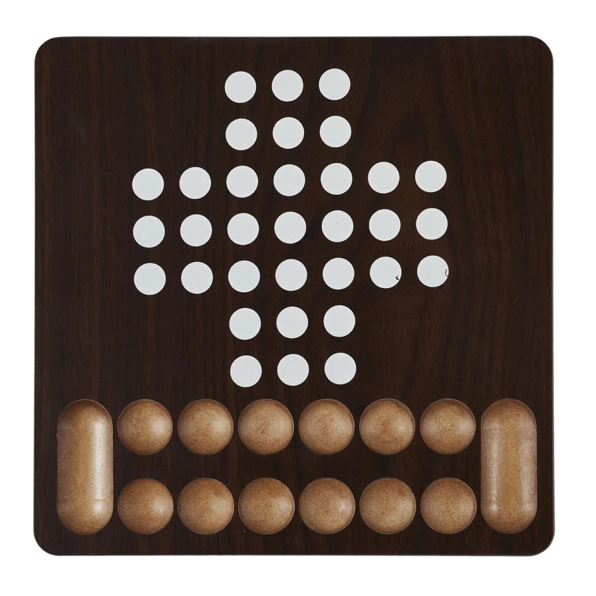 Voir la diapositive 5 : MISTER GADGET Coffret jeu de société 10 en 1  wooden  32cm naturel