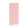 Voir la diapositive 3 : VIDAXL Store plisse rose 55x100 cm largeur du tissu 54,4 cm polyester