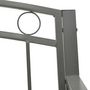 Voir la diapositive 5 : VIDAXL Banc de jardin Gris 120 cm Acier