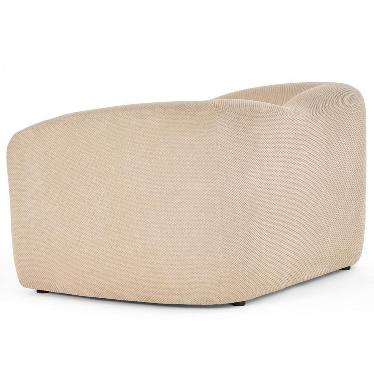 LISA DESIGN Charles - canapé droit 2 places en velours texturé