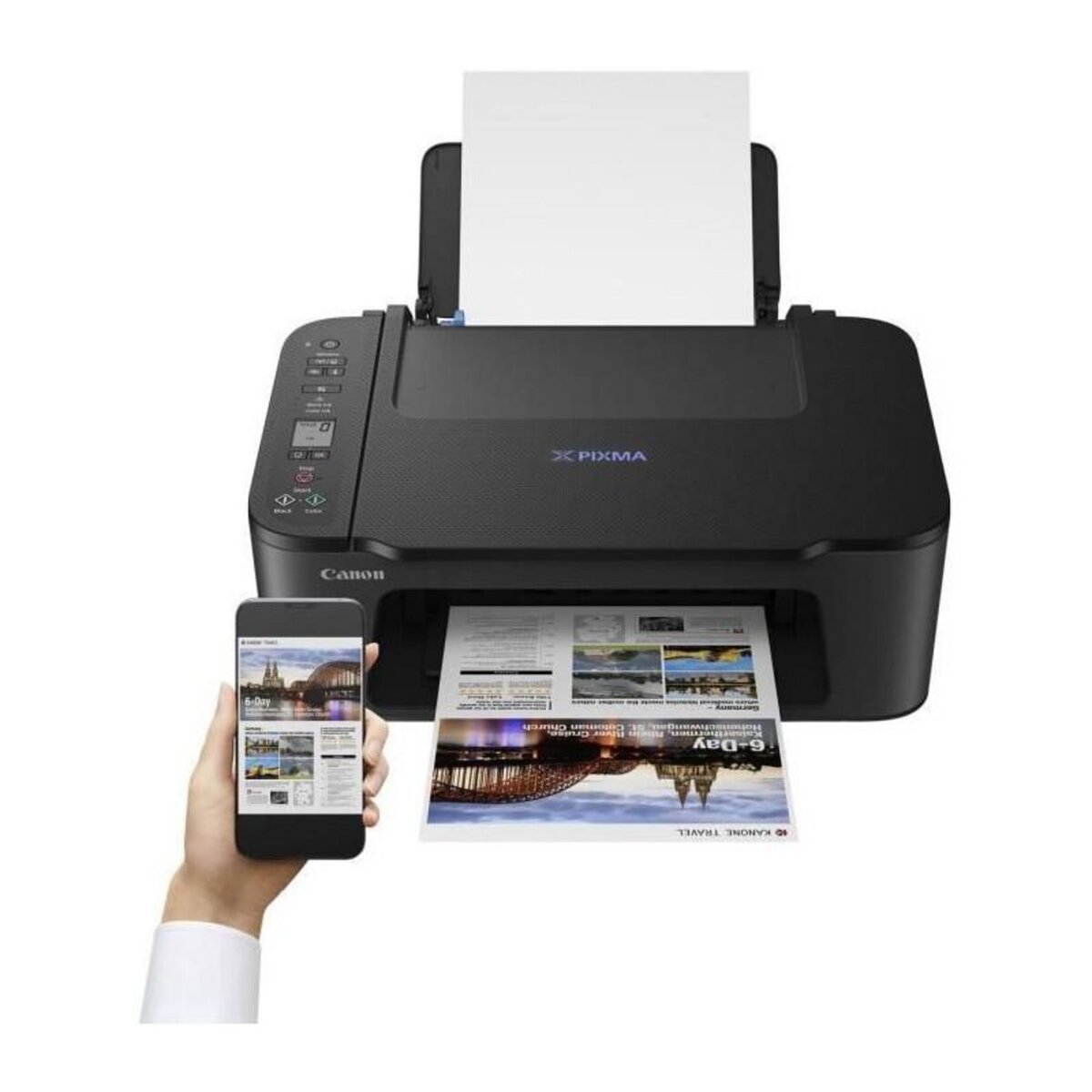 Canon Imprimante Multifonction - CANON PIXMA TS3550i - Jet d'encre bureautique et photo - Couleur - WIFI - Noir