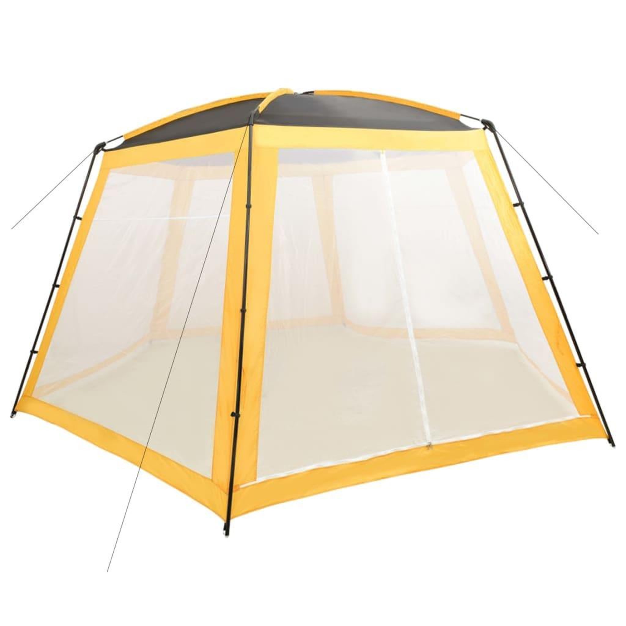VIDAXL Tente de piscine tissu 590x520x250 cm jaune