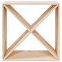 Voir la diapositive 5 : VIDAXL Armoire a vin 62x25x62 cm Bois de pin massif