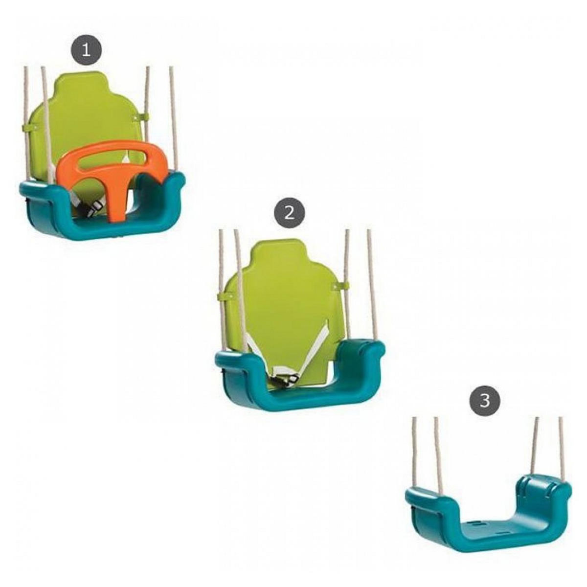 Axi House AXI Siège bébé Balançoire 3 en 1 en Plastique